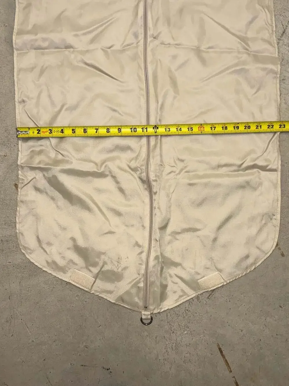 Vintage Burberry Prorsum Tan Nylon Garment Bag Dust Cover with Silver Knight Log